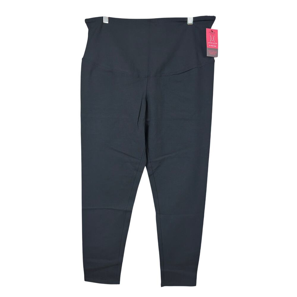 NWT Yummie Tummie Black Long Athletic Pants Size 2X